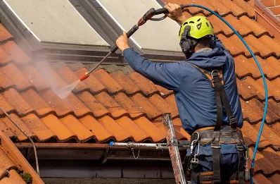 Démoussage et hydrofuge de toiture à Cesset